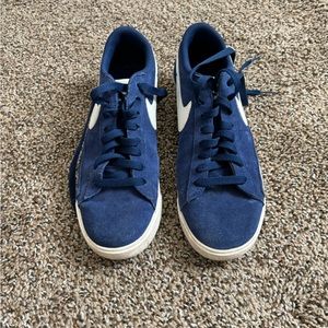 Nike Blue Suede Sneakers